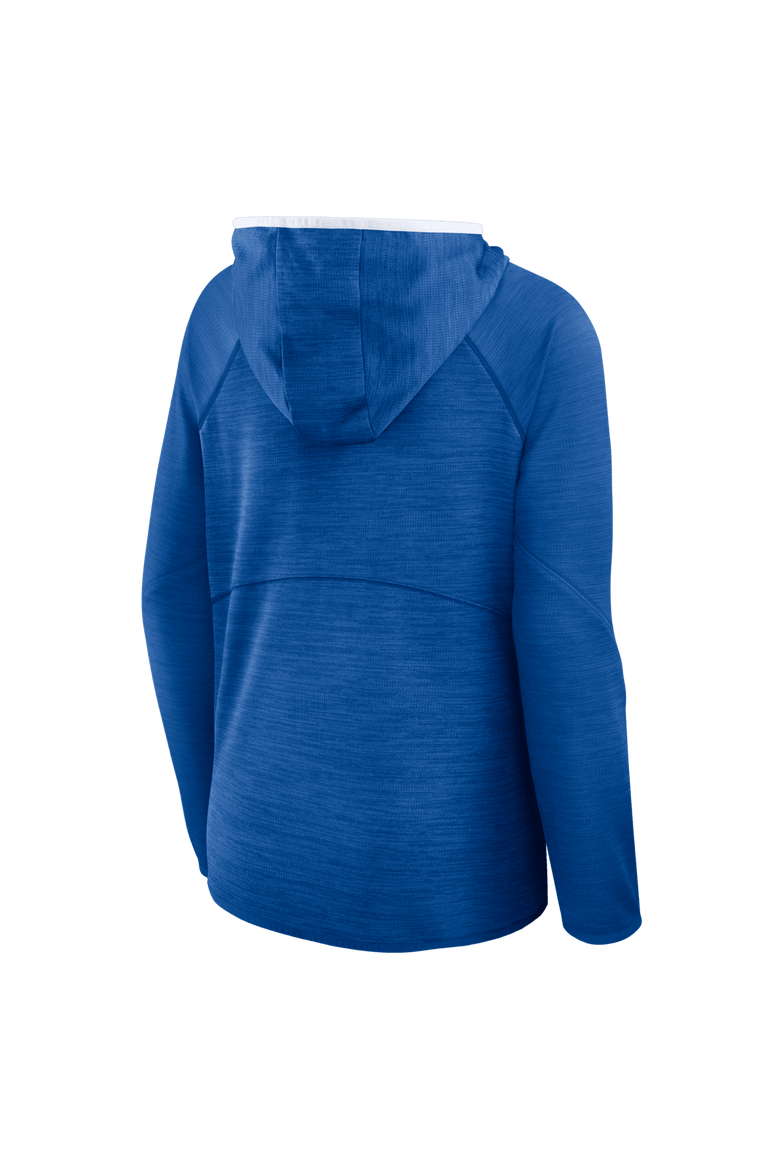 Women's Fanatics Royal New York Giants Redzone End Around Pass Raglan Full-Zip Hoodie, Alternate, color, Royal