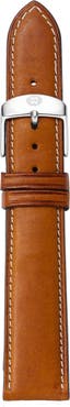 MICHELE 16mm Calfskin Leather Watch Strap