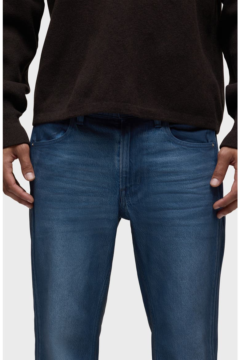 Walker Track Flare Jeans, Alternate, color, COATED NAVY