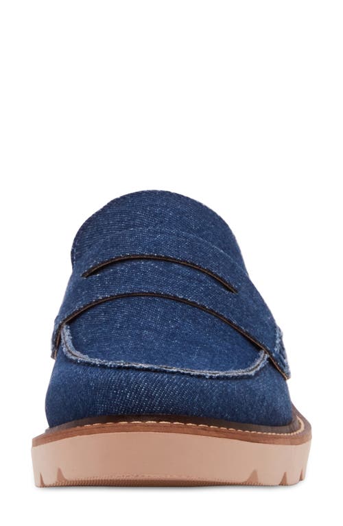 Blondo Waterproof Penny Loafer In Blue