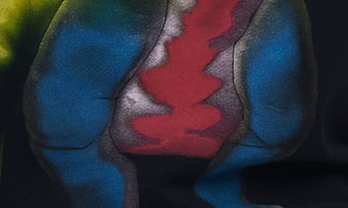 Desigual Reversible Graphic T-shirt In Black