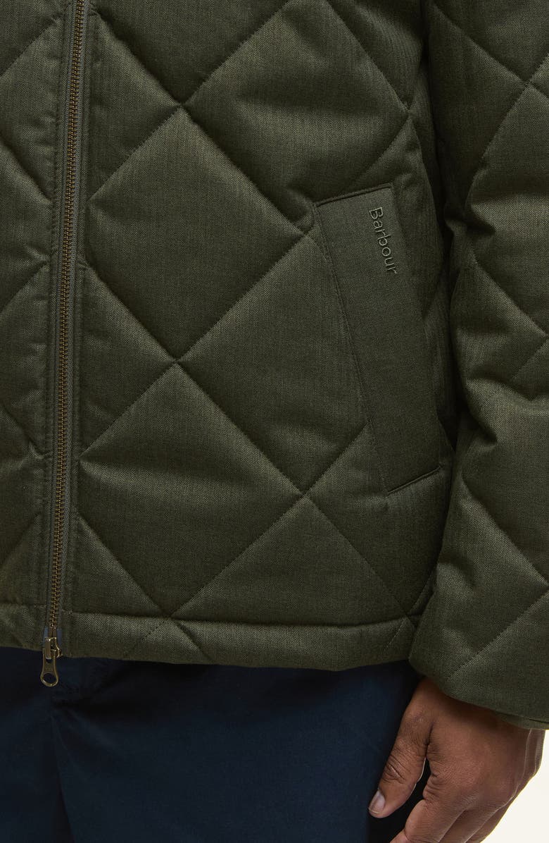 Barbour Quilted Harrington Jacket, Alternate, color, Olive