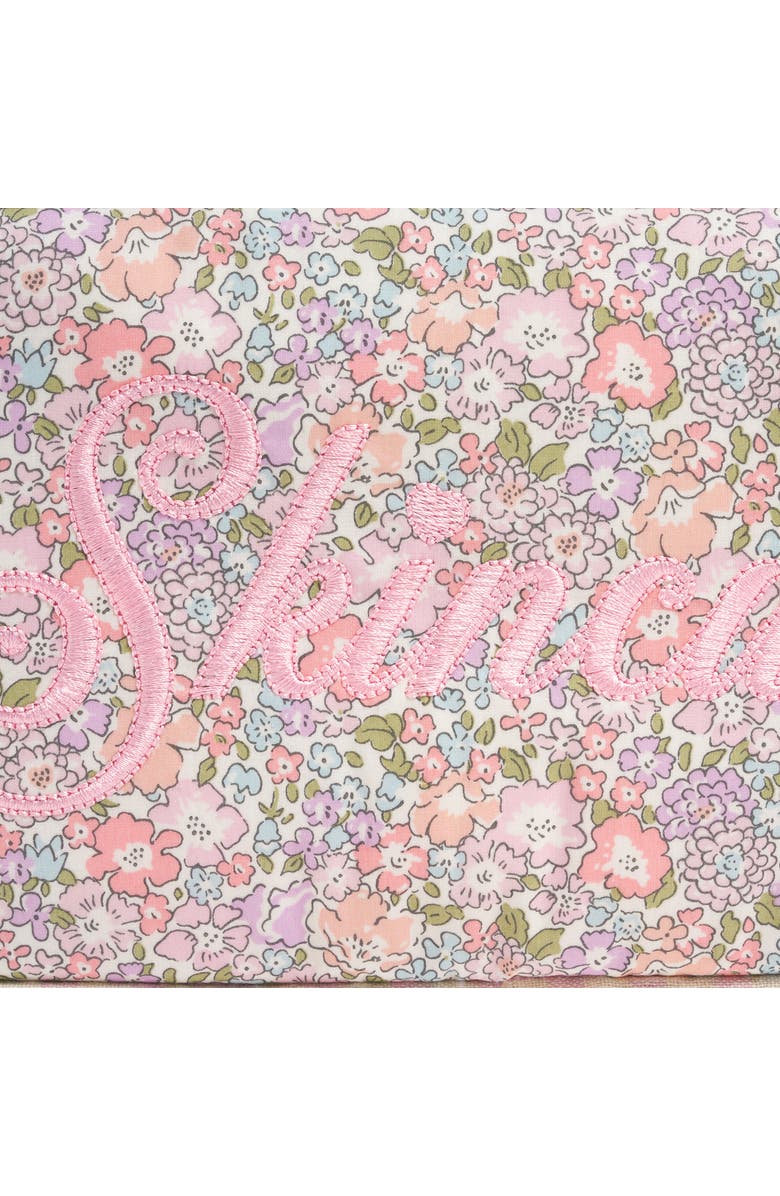 Stoney Clover Lane x Liberty Small Skincare Embroidered Cotton Pouch, Alternate, color, Michelle