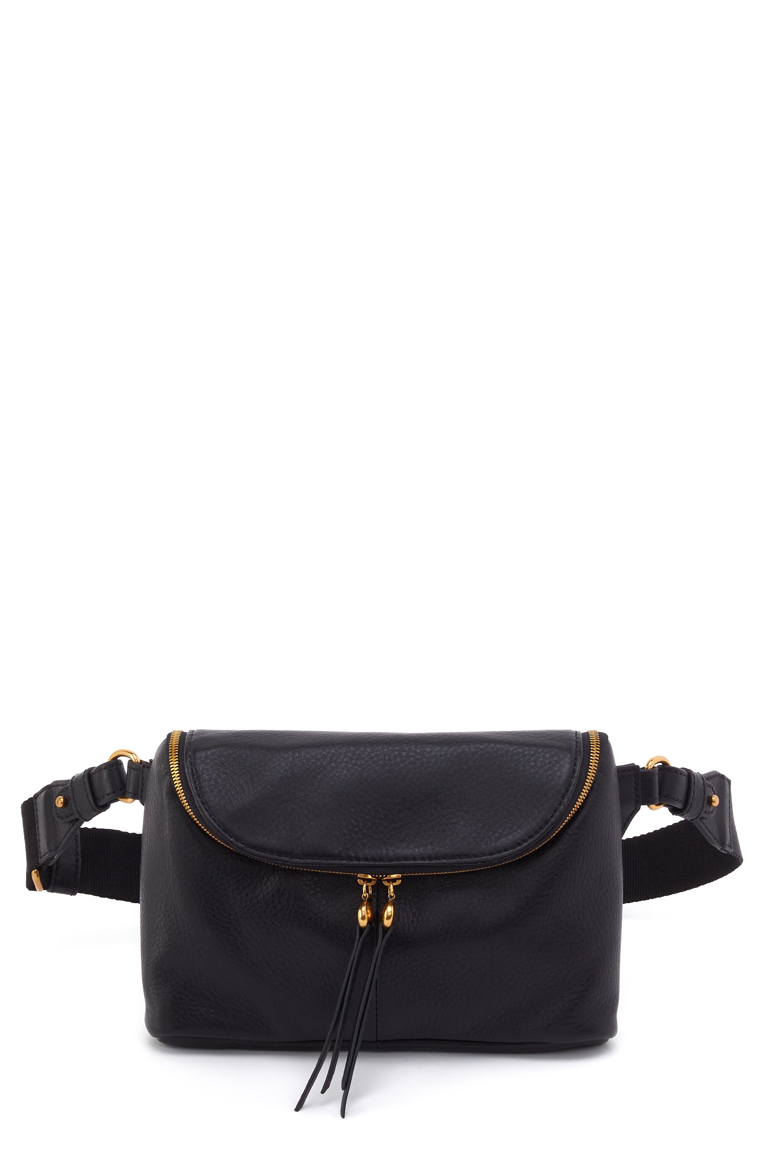 HOBO Large Fern Belt Bag, Main, color, Black