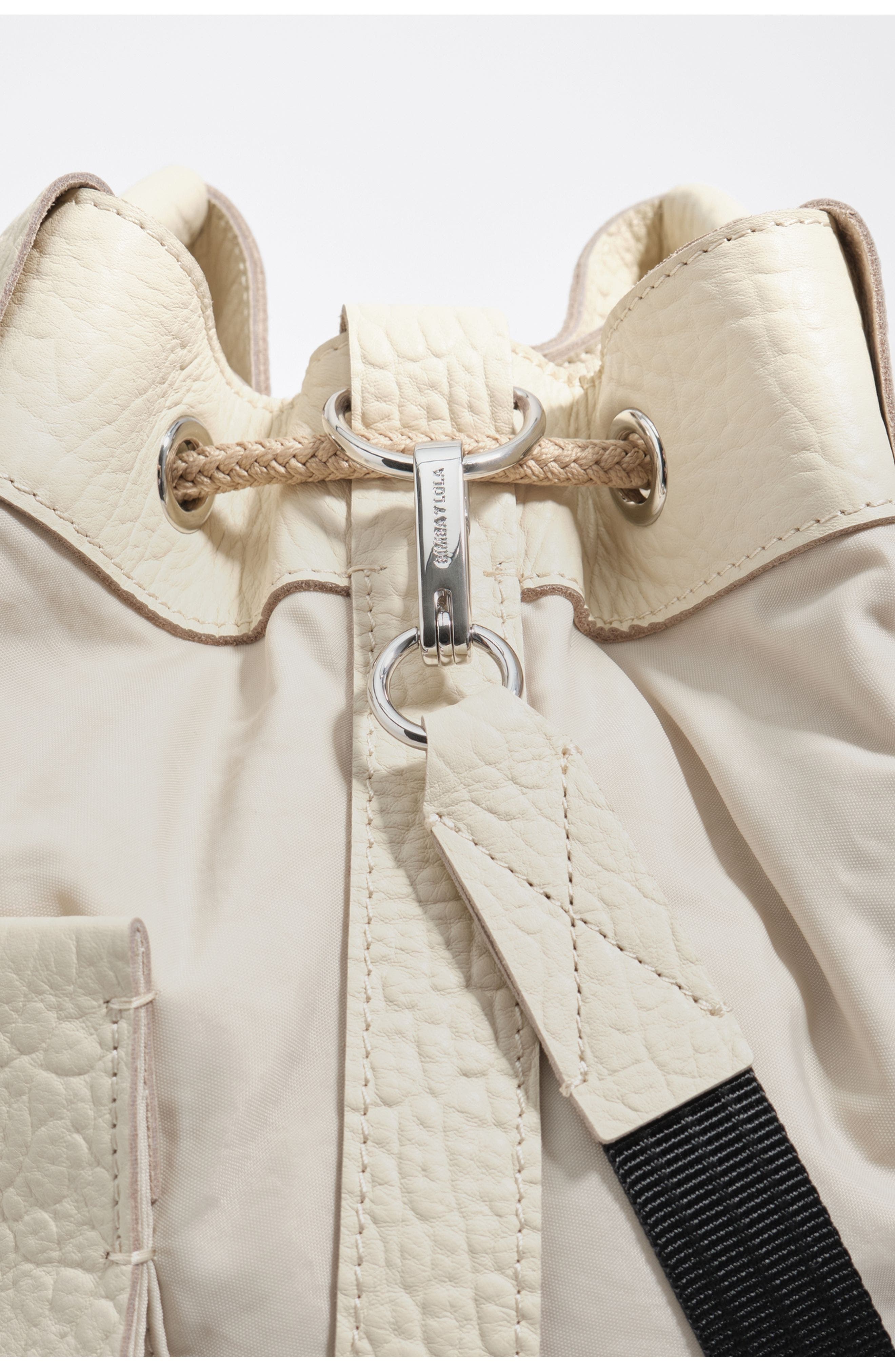 Bimba y Lola Large Bucket Shoulder Bag, Alternate, color, Stonewhite