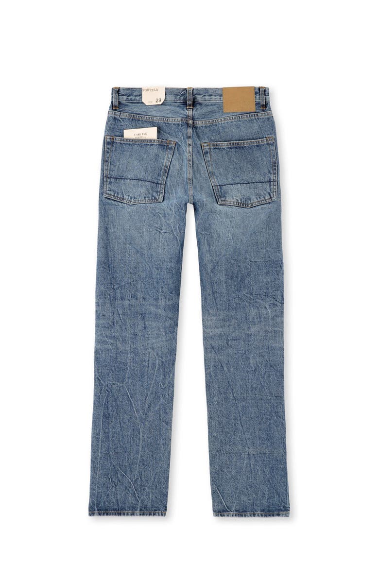 Fortela 965 John 5-Pocket Regular Fit Custom Wash Denim, Alternate, color, F450