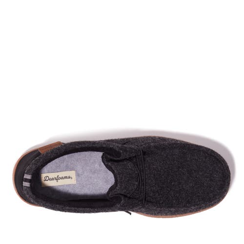 Dearfoams Bennett Closed Back Chukka Slipper In Black
