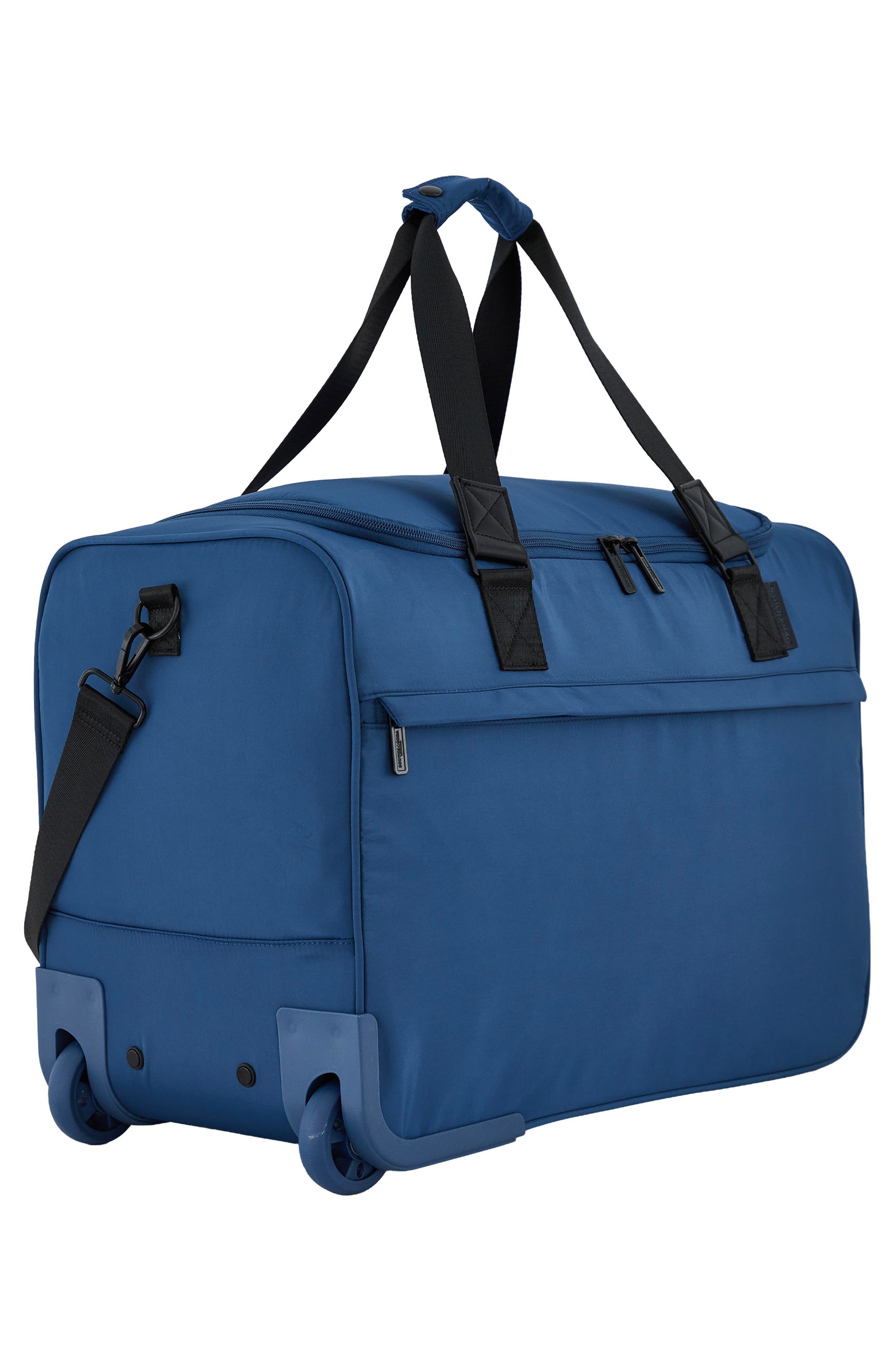 Scotch & Soda Eindhoven Rolling Weekender Bag, Alternate, color, Ocean Blue