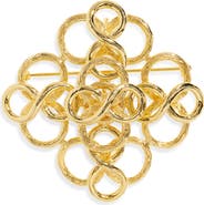 Kenneth Jay Lane Fancy Swirls Pin
