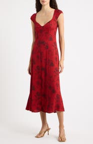 Reformation Marny Floral Midi Dress
