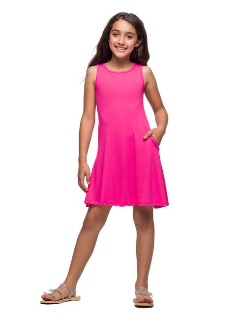 Sleeveless Pocket Swing Dress