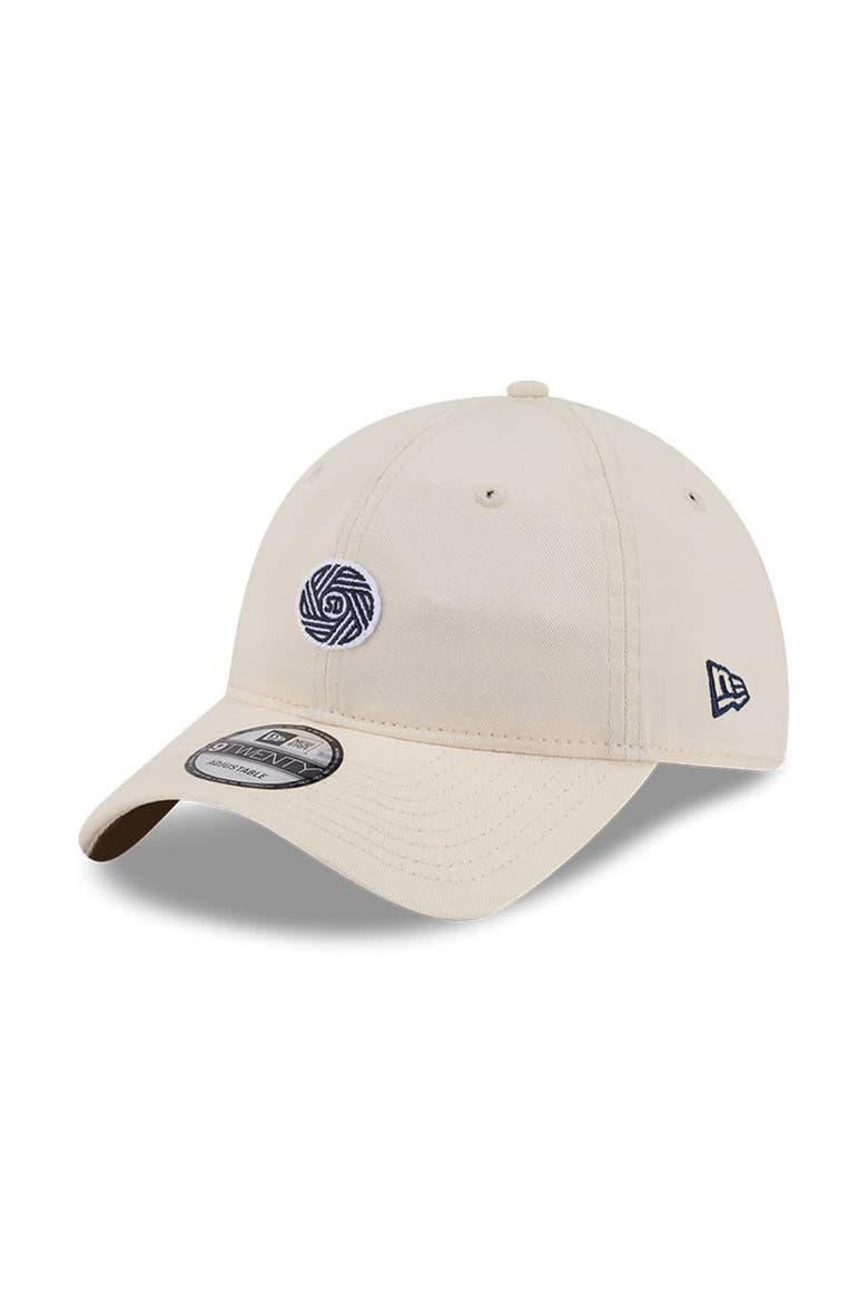 Men's New Era Beige San Diego FC Micro Team Logo 9TWENTY Adjustable Hat, Main, color, Beige