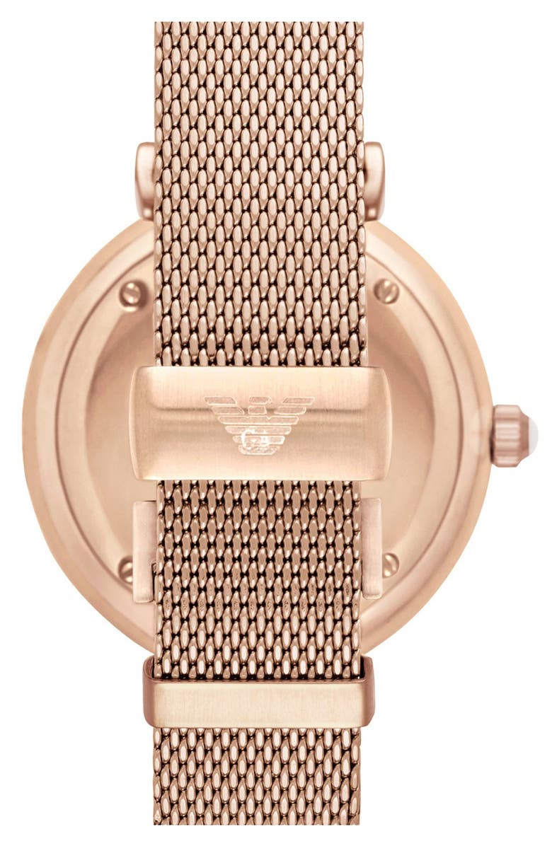Emporio Armani Mesh Strap Watch, 32mm, Alternate, color,