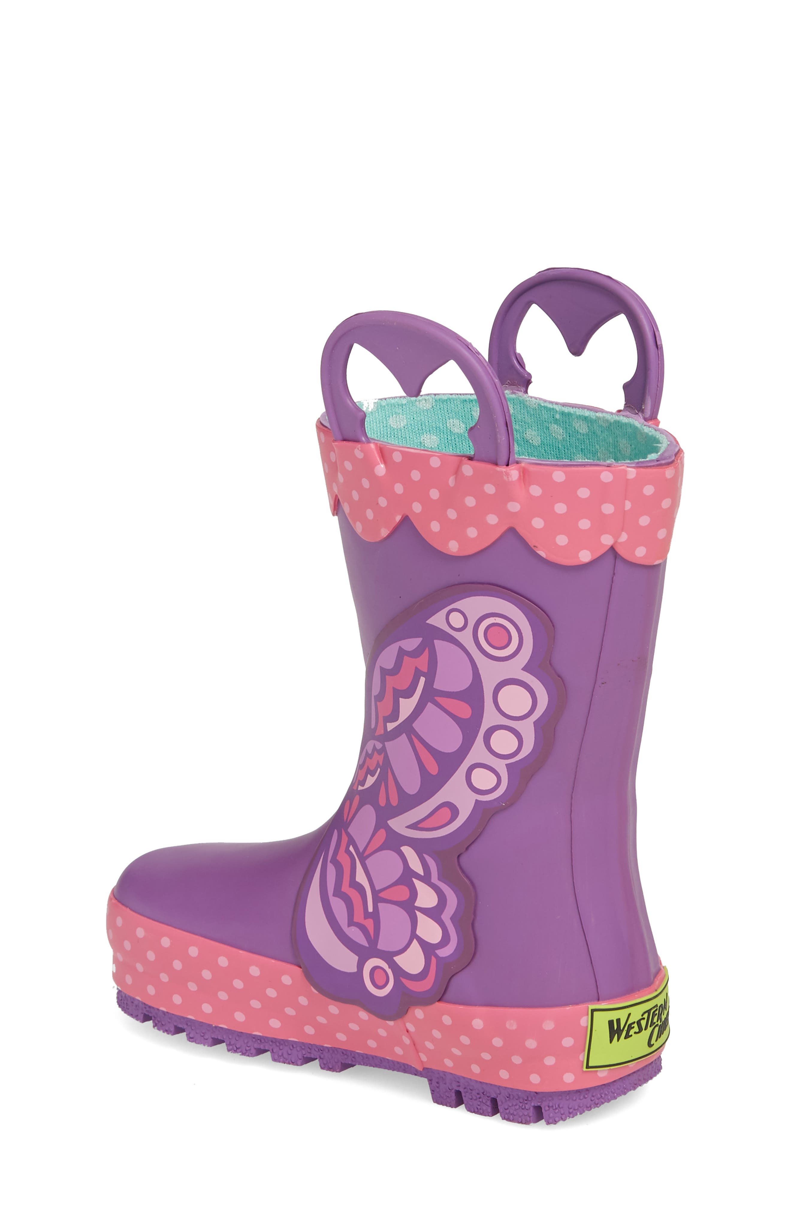 Western Chief Betty Butterfly Rain Boot, Alternate, color, 