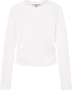 AllSaints Long Sleeve Shirred Top