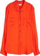 Dries Van Noten Cheers Ramie Mousseline Button-Down Shirt