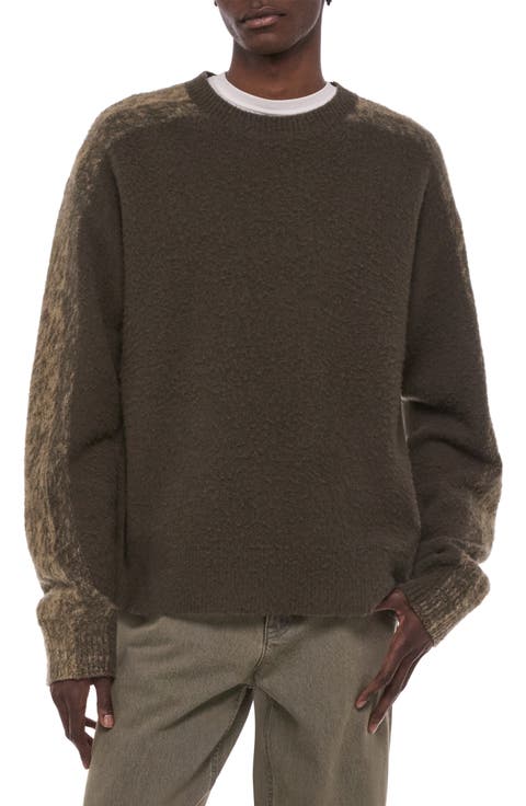 Brushed Crewneck Wool Sweater