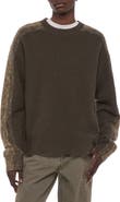 Helmut Lang Brushed Crewneck Wool Sweater