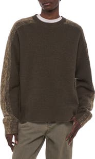 Helmut Lang Brushed Crewneck Wool Sweater