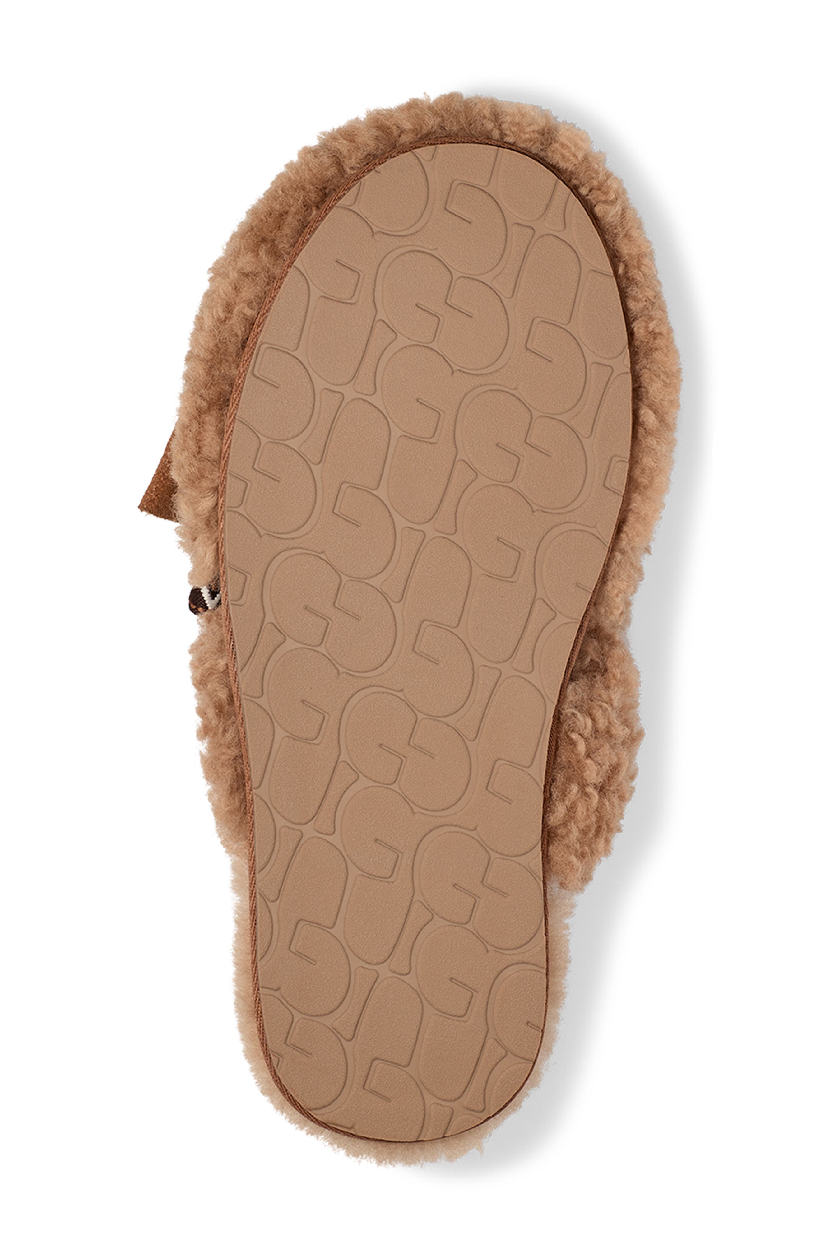 UGG<sup>®</sup> Maxi Curly Genuine Shearling Scuff Slipper, Alternate, color, 