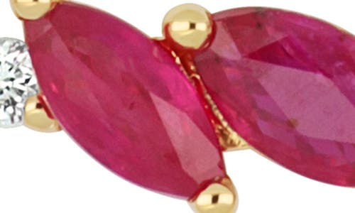 Bony Levy El Mar 18k Yellow Gold Ruby & Diamond Pendant Necklace In Gold