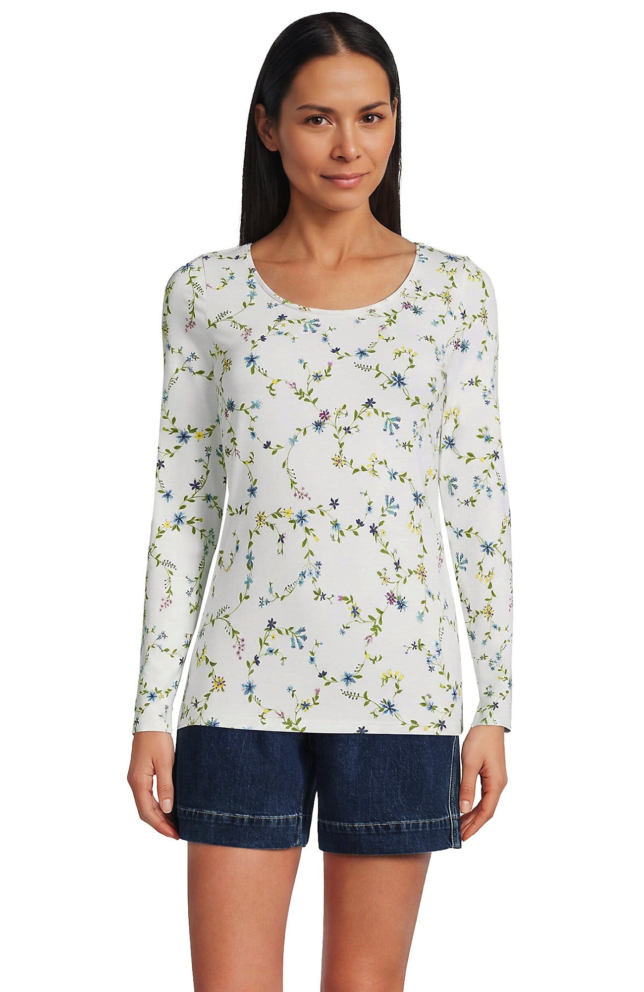Ivory Multi Floral Vine