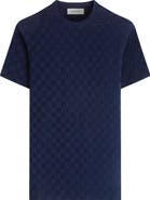 Bugatchi Geo Textured Cotton T-Shirt