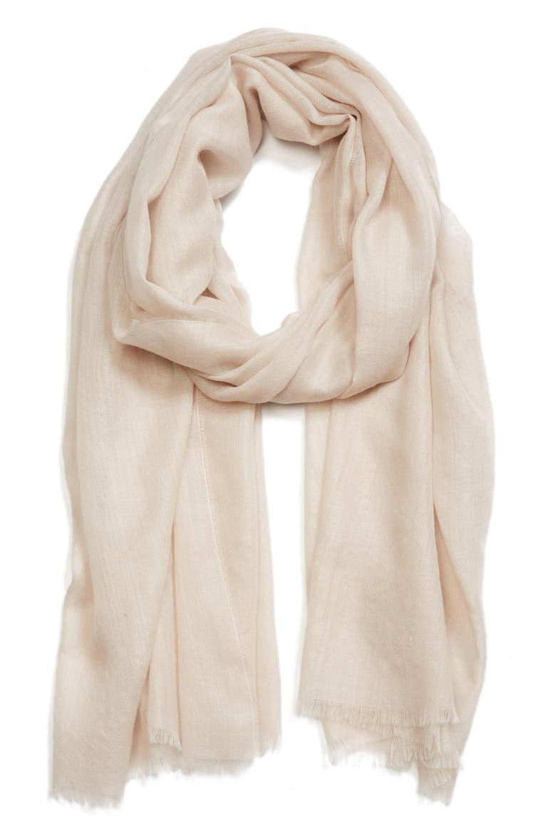 Marabu Lightweight Alpaca Scarf, Alternate, color, POWDER