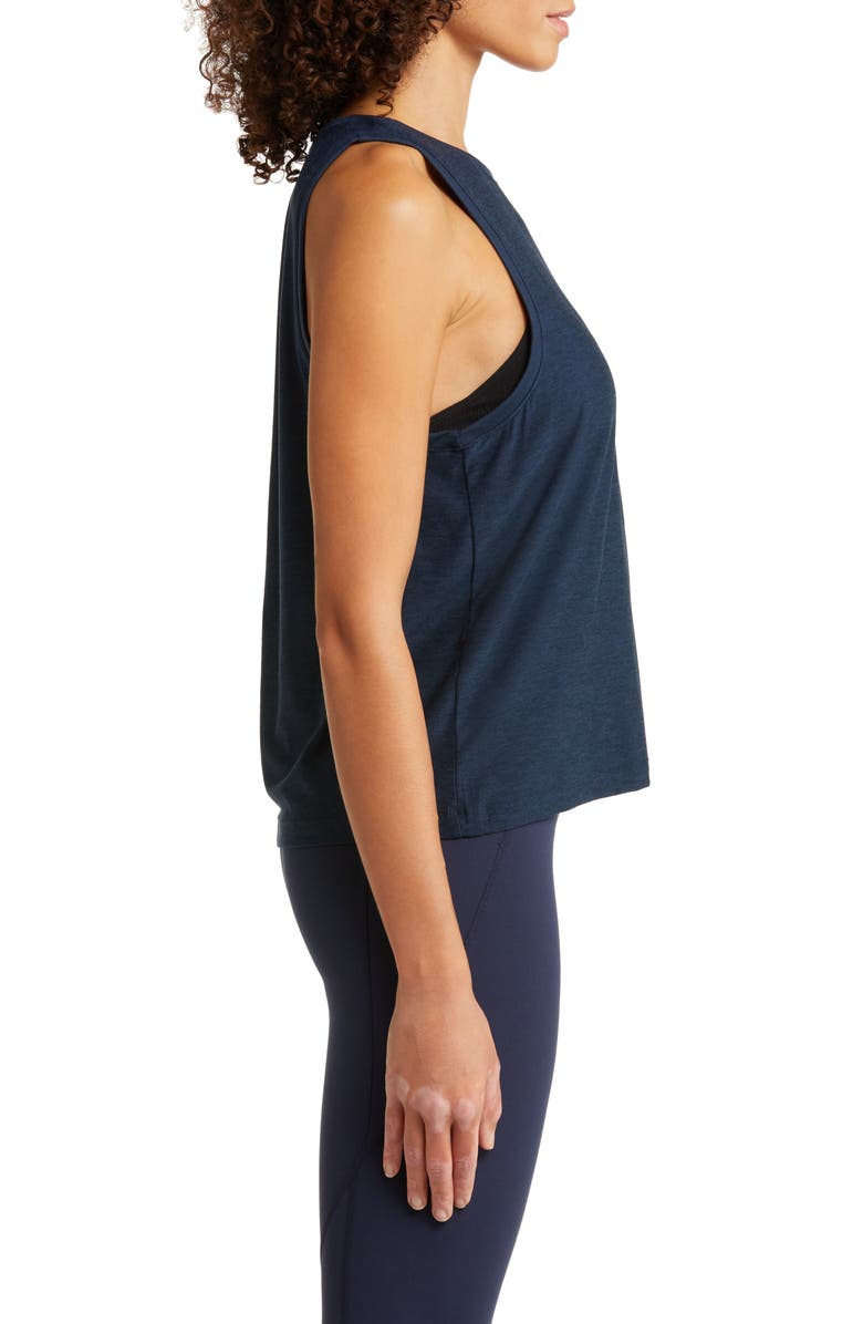Beyond Yoga Featherweight Rebalance Tank, Alternate, color, Nocturnal Navy
