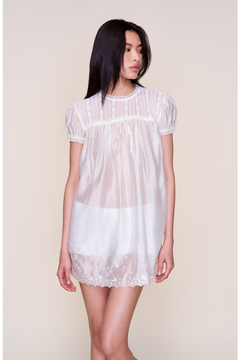 Aviva Dress, Alternate, color, Ivory