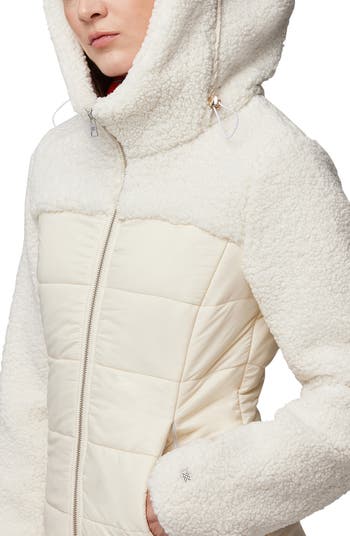 Soia & Kyo Liliane Mixed Media Faux Shearling Jacket | Nordstrom