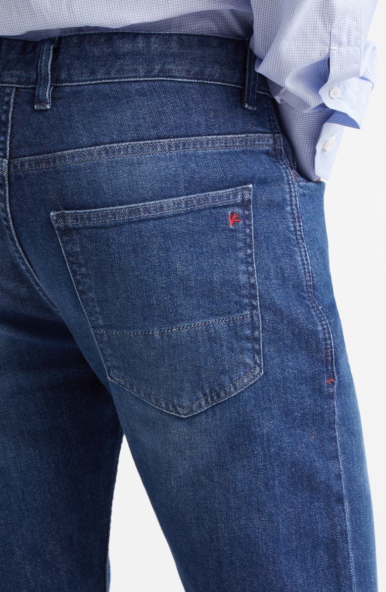 ISAIA The Barchetta Jeans, Alternate, color, Med Wash