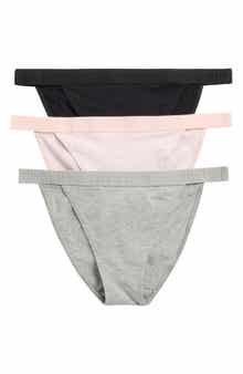 Monochrome 3-Pack String Bikinis