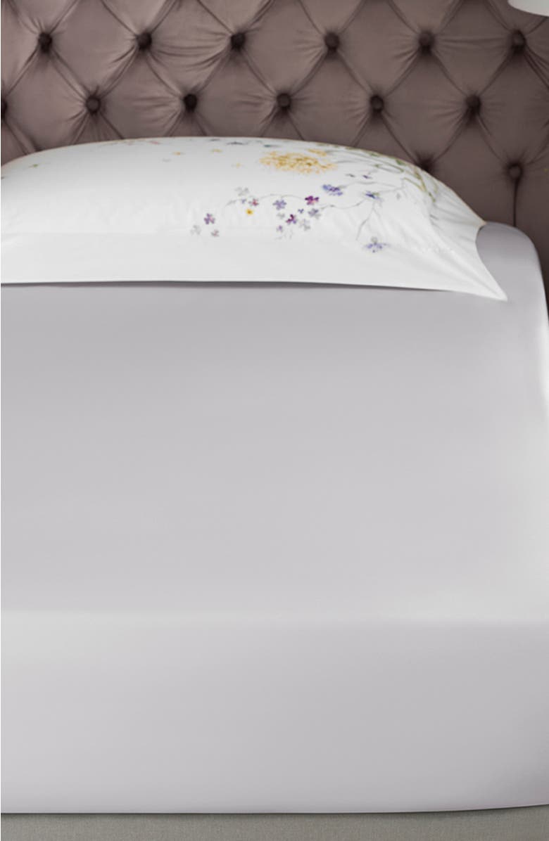 Togas Fleur fitted sheet, Alternate, color, Grey