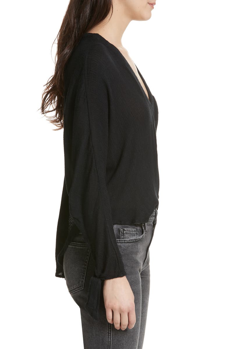 Free People Morning Dolman Sleeve Blouse, Alternate, color, 