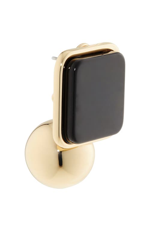 Carolina Herrera Resin Arty Stud Earrings In Black