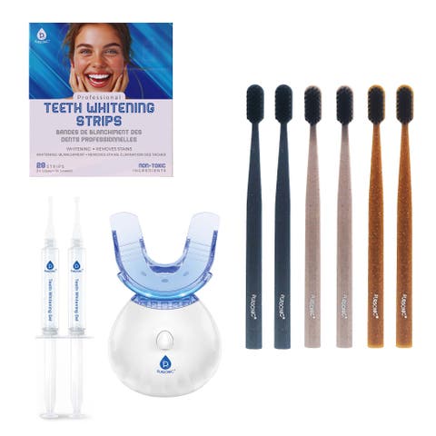 LED Teeth Whitening Set & Whitening Strips