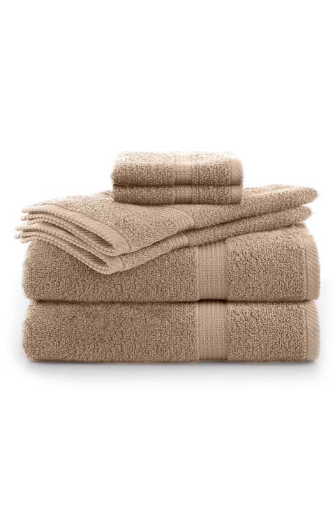 Essentials 6-Piece Cotton Bath Towel Set