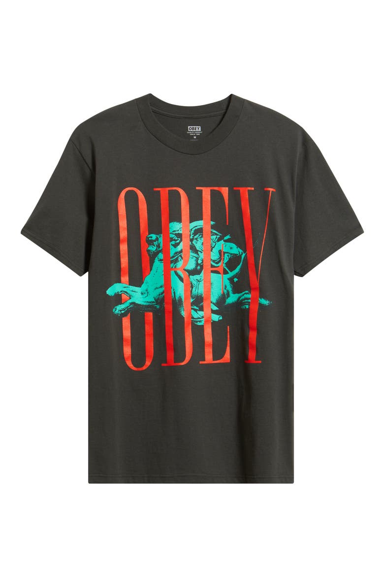 Pillars Graphic T-Shirt, Alternate, color, VINTAGE BLACK