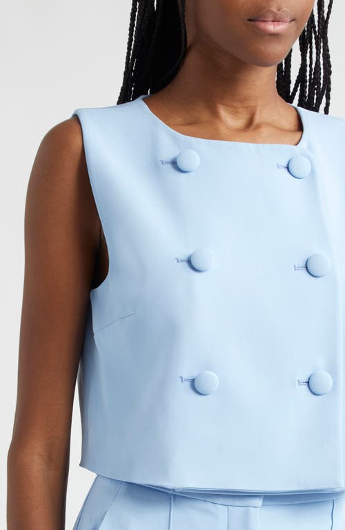 VERONICA BEARD VERONICA BEARD DREXLEY BOXY SLEEVELESS BUTTON-UP TOP 
