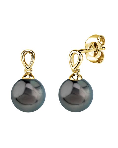 Tahitian South Sea Pearl Sherry Earrings