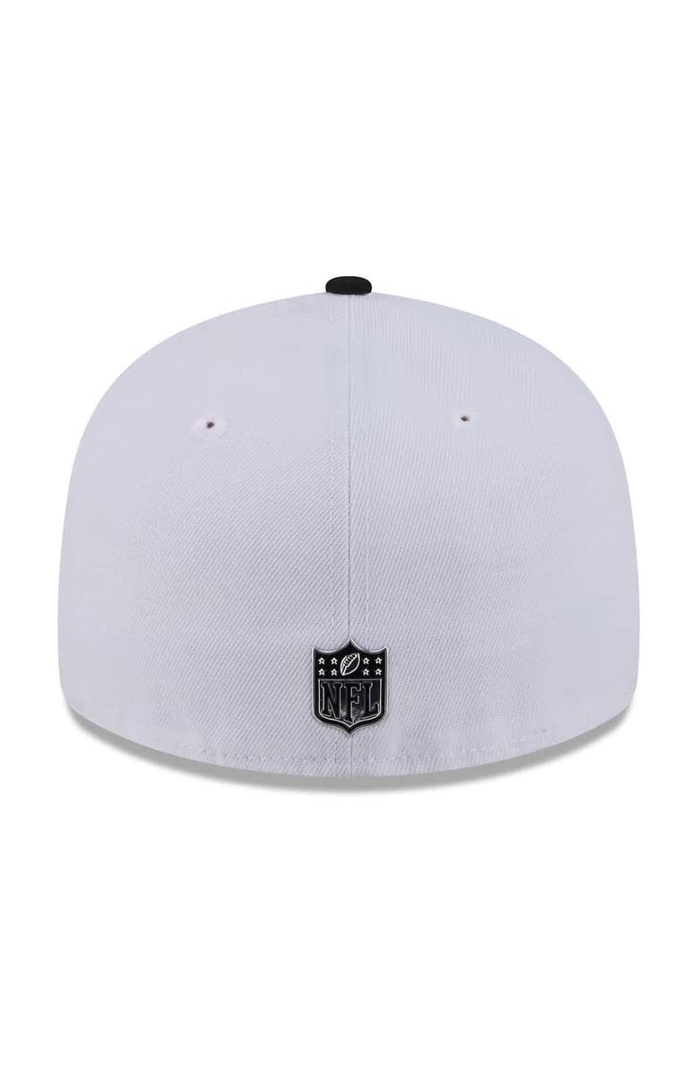 New Era Men's New Era  White/Black Philadelphia Eagles 2026 NFL Draft Pre-Curved 59FIFTY Fitted Hat, Alternate, color, White