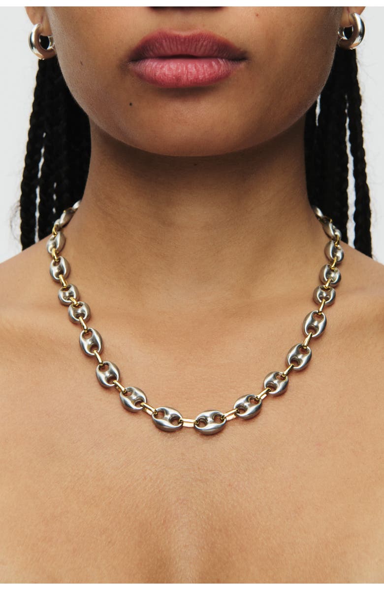 67jewelry Lekker Necklace II, Alternate, color, Silver- Gold