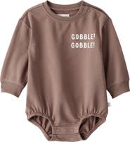 Little Planet Gobble Gobble Stretch Organic Cotton Bubble Bodysuit