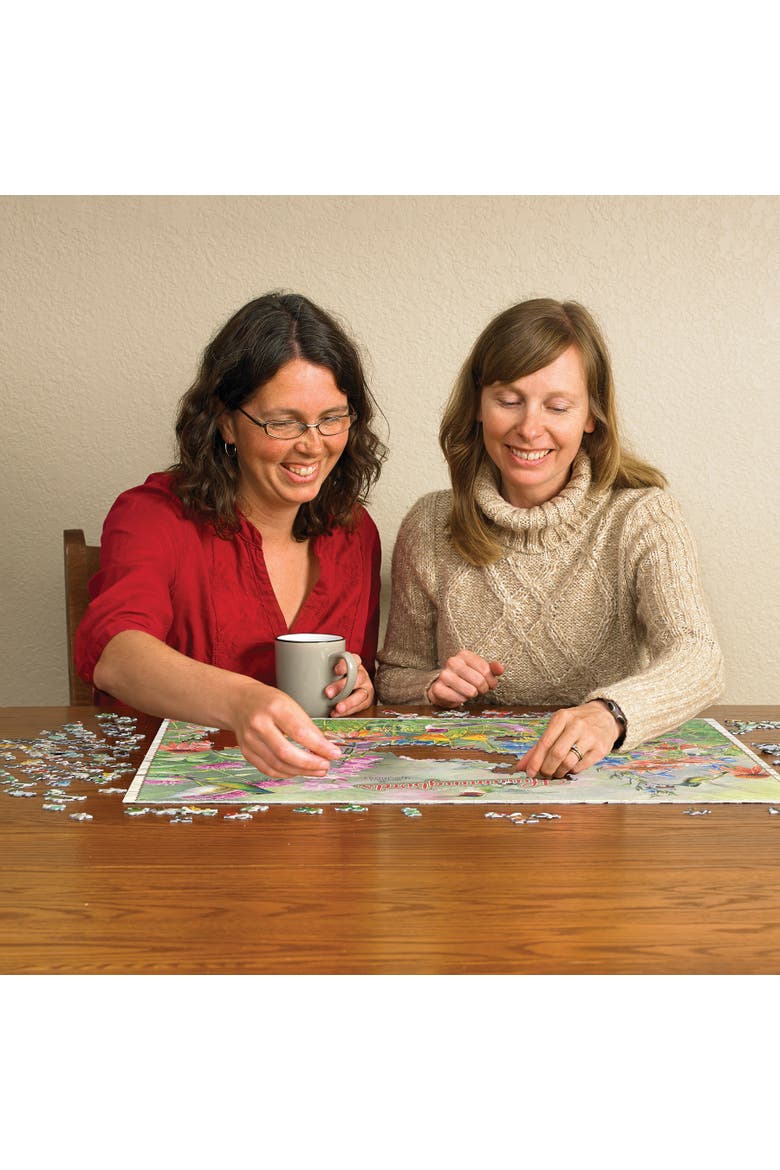 Hummingbirds 1000 Piece Puzzle, Alternate, color, Multicolored