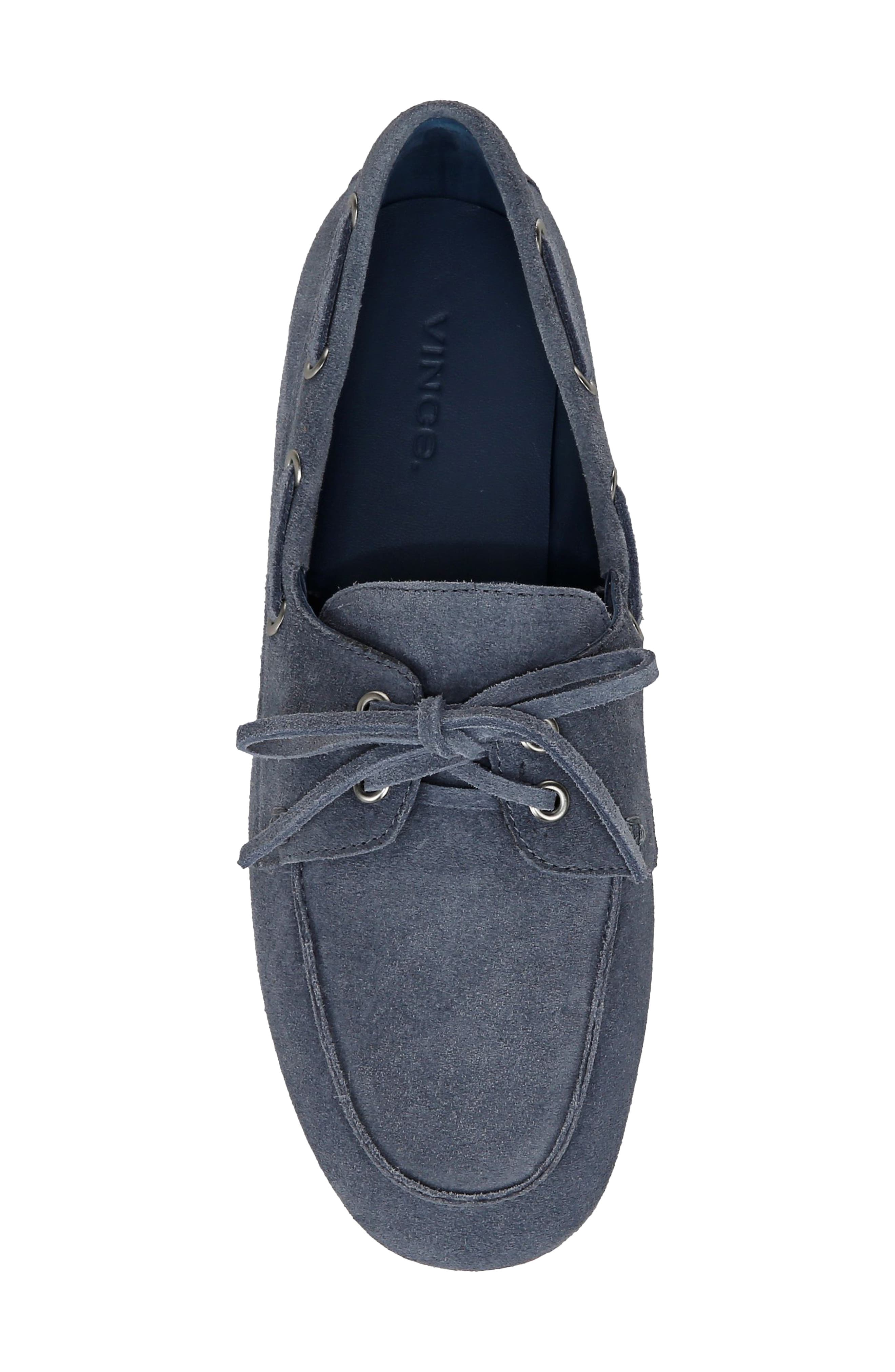Marin Boat Shoe, Alternate, color, HUNTINGTON BLUE
