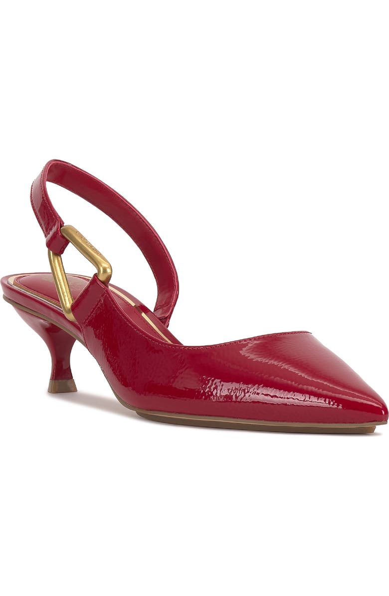 Vince Camuto Inari Slingback Pointed Toe Pump, Main, color, Flame
