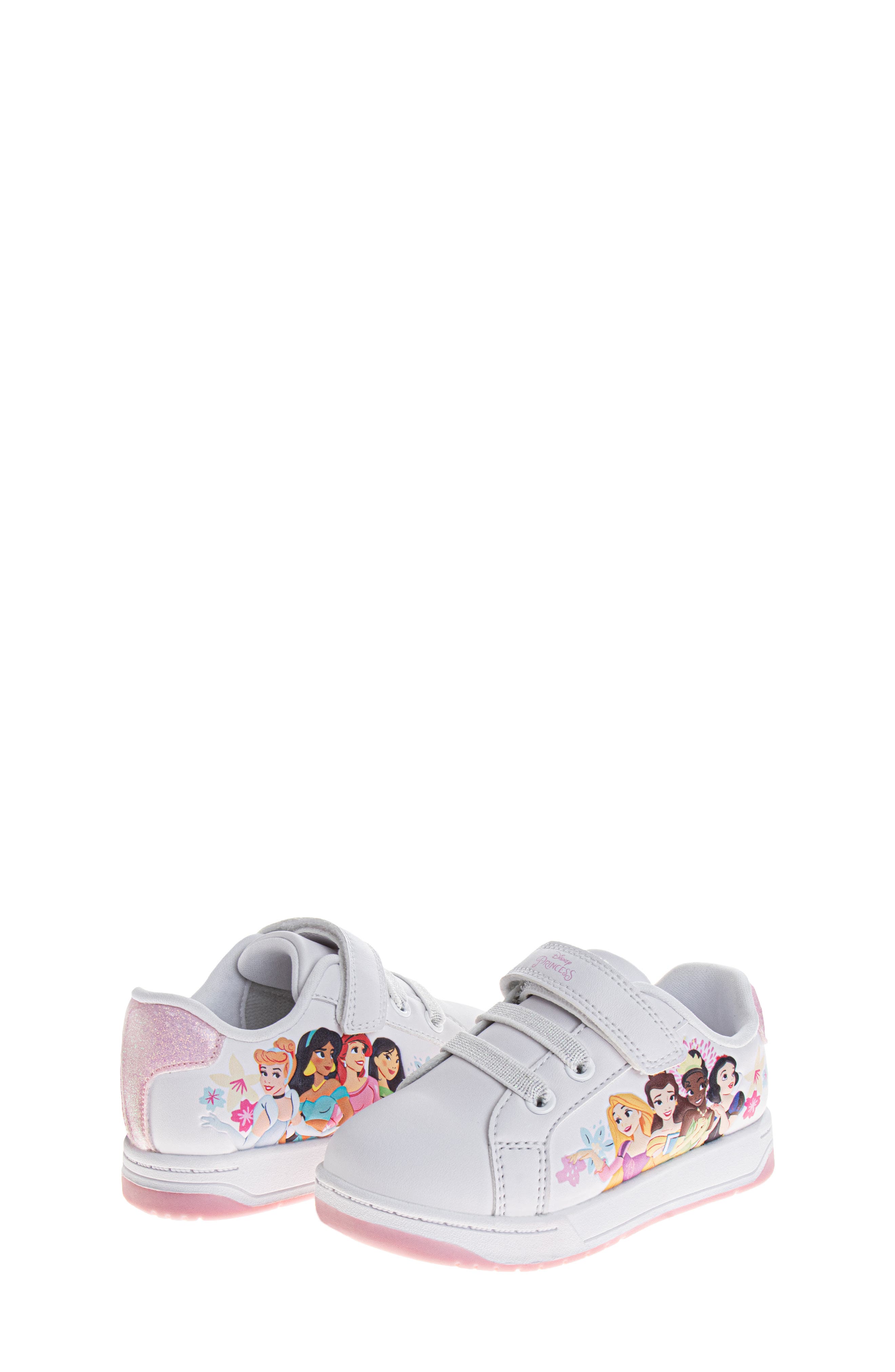 JOSMO Kids' Disney Princess Sneaker, Alternate, color, White