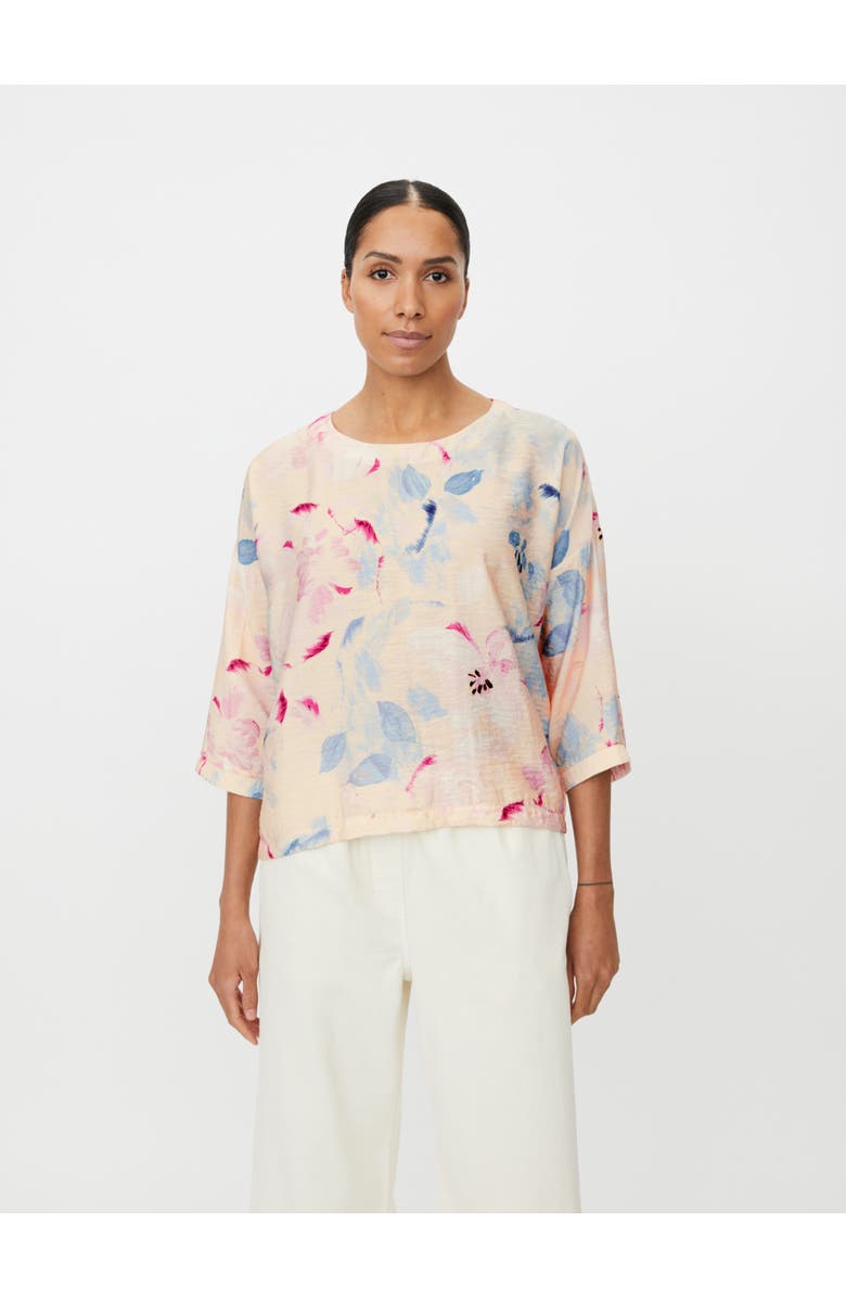 Masai Copenhagen MaBecca Floral Print Blouse, Main, color, Primrose