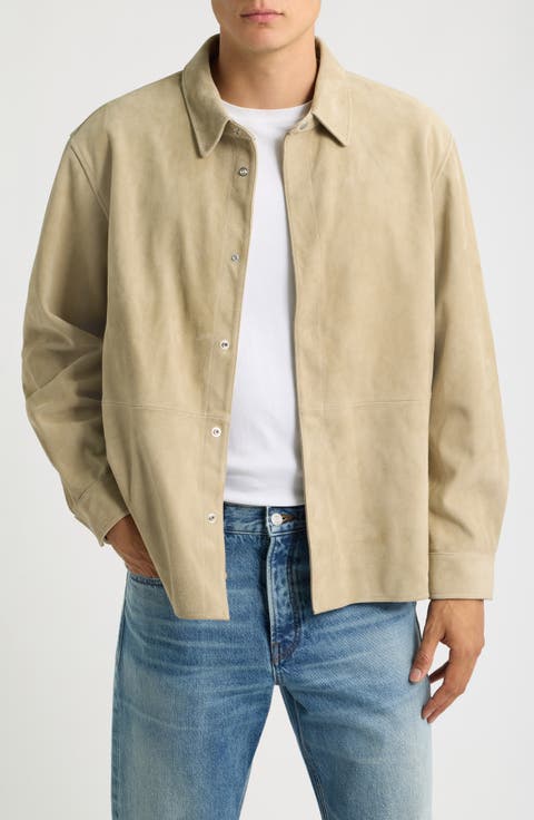 Suede Shirt Jacket